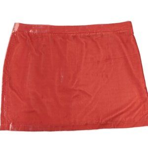 J Crew Mini Skirt Suede Coral Velvet